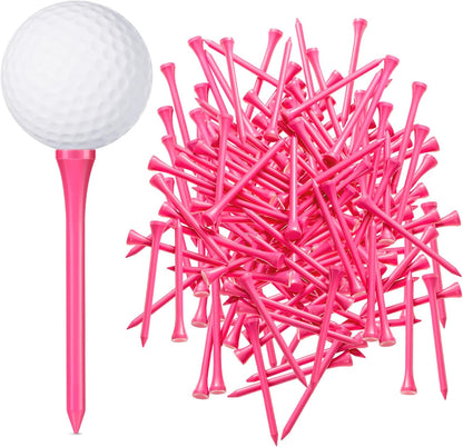 200 Pcs Golf Tees Bamboo Golf Tees for Women