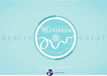 RG Ribbon 2.5" Pastel Peppermint Swirls with Snow Drift Edges, 10 Yards, Wired - White, Pink, Blue, Mint Green - for Christmas Bows, Wreaths, Crafts, and Decorations