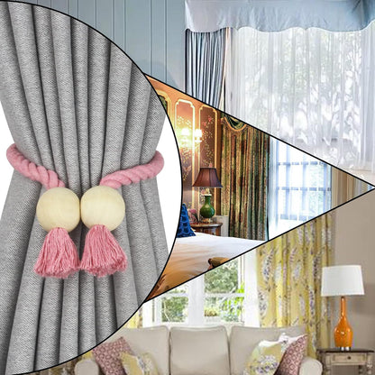 Magnetic Curtain Tiebacks Decorative Tie Back Drapes Holdbacks Nieffeiy
