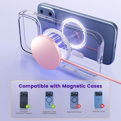 15W Wireless Charger for Apple MagSafe Charger, Magnetic Fast Charging Pad