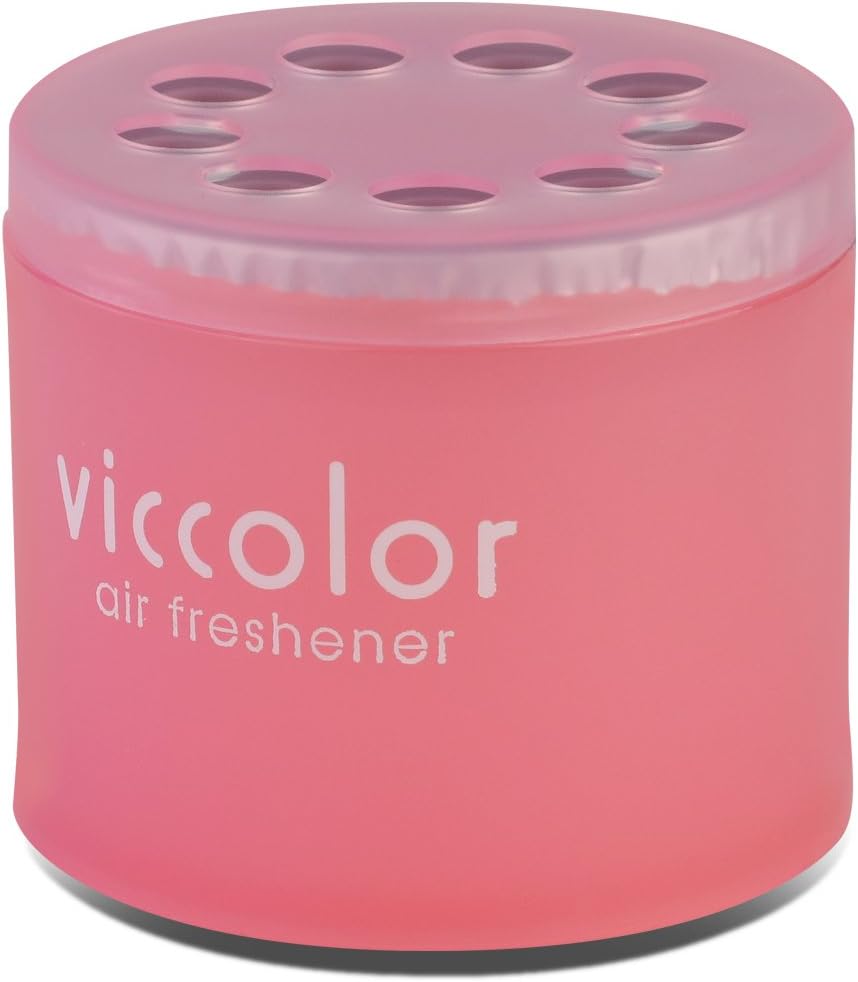 VicColor Gel Based Japanese Under-The-Car Air Refresher/Odor Eliminator Can (Peach & Kiss Scented)