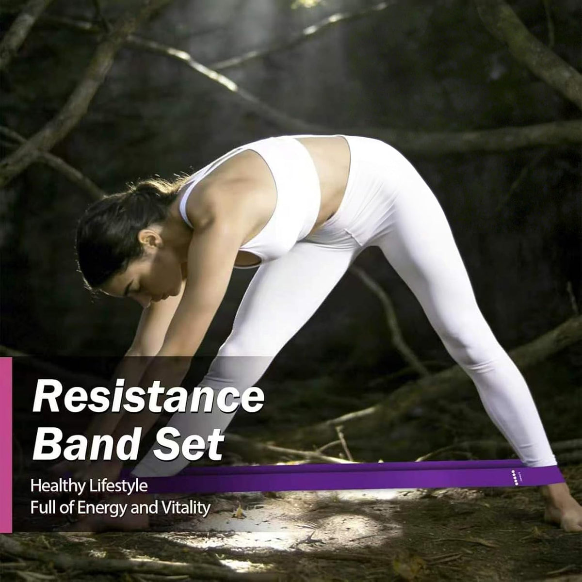 Resistance Bands for Working Out, 5 Levels Exercise Bands Set