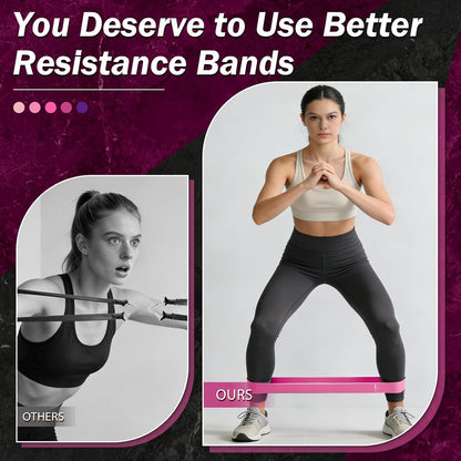 Resistance Bands for Working Out, 5 Levels Exercise Bands Set