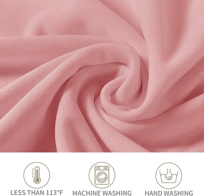 20 Pack Dusty Pink Spandex Folding Chair Covers in Stretch Washable Fabric for Wedding, Party,Holidays,Celebration and Other Special Events