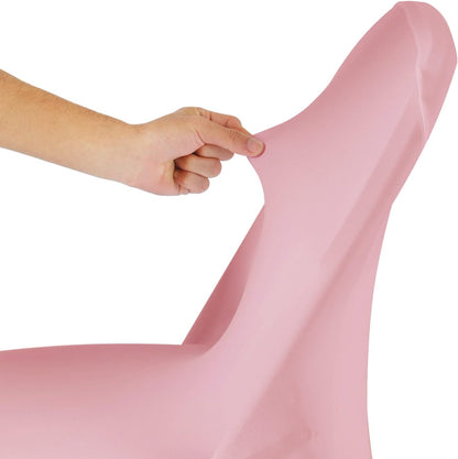20 Pack Dusty Pink Spandex Folding Chair Covers in Stretch Washable Fabric for Wedding, Party,Holidays,Celebration and Other Special Events
