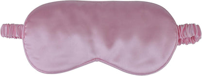 1 Pack Sleep Mask, Silk Eye Mask with Elastic Strap, Blindfold, Soft Silk Sleeping Mask for Girls, Women, Men (Pink)