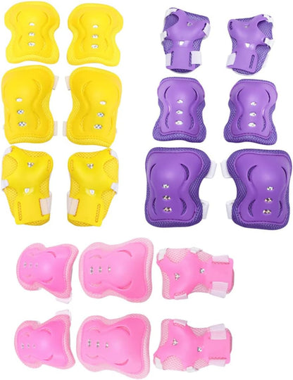 Elbow Pads Skateboard Padded Skating er Protective Skates Kneepad Protector Helmet Scooter Wrist Knee