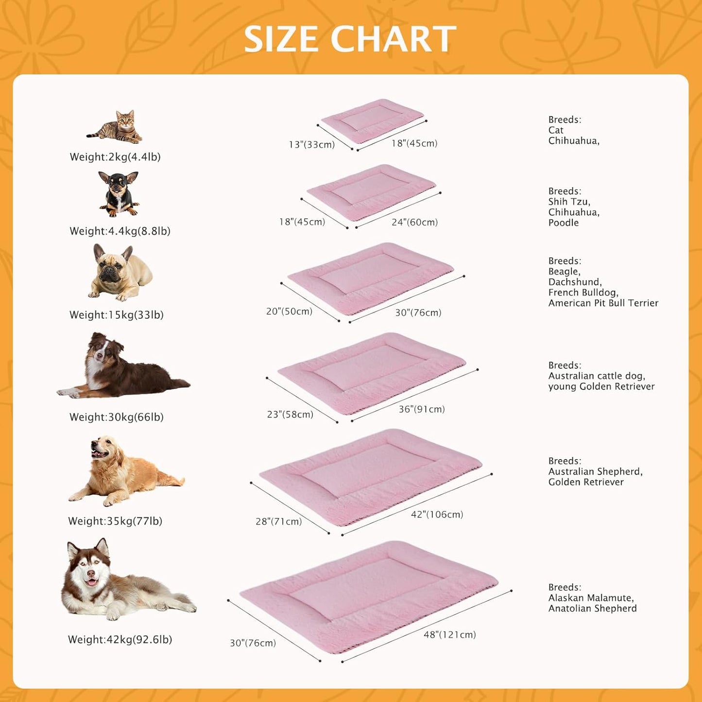 Reversible Dog Bed Mat with Plush and Corn Velvet,Soft Warm Pet Cushion, Dual Purpose Washable Sleeping Mattress Bed for Small Medium Large Dog and Cat XB004 (24"x18", Pink)