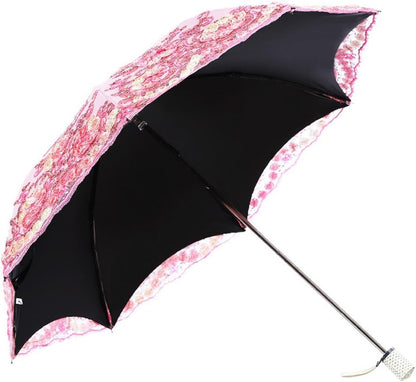 Flower Lace Parasols for Wedding Party Lace Bridal Umbrella