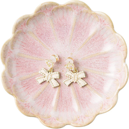 Jewelry Dish Tray, Ring Dish, Ceramic Trinket Tray, Key Bowl