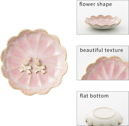 Jewelry Dish Tray, Ring Dish, Ceramic Trinket Tray, Key Bowl