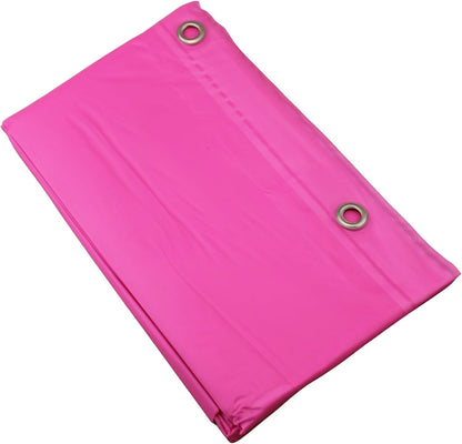 inc. Essentials Bathroom Magnetized Shower Curtain Liner with Metal Grommets Waterproof (Neon Pink)