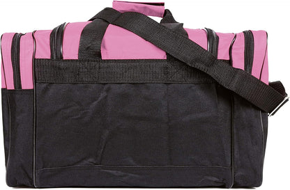 17" Duffel Bag Travel Size Sports Gym Bag (Duffle Bag) (Pink)