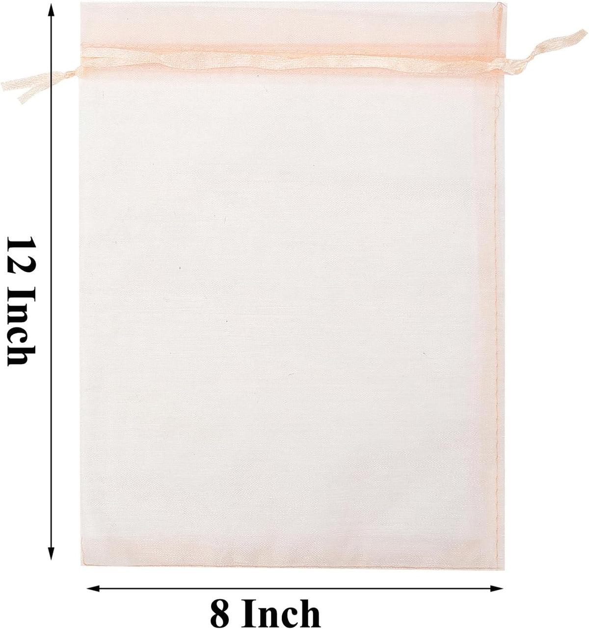 25 PCS 8x12 Inches Organza Bags With Drawstring Candy Bags Mesh Pouches for Party Wedding Presents Gift