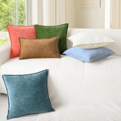 Decorative Couch Throw Pillow Covers 20 X 20 Inches Living Coral