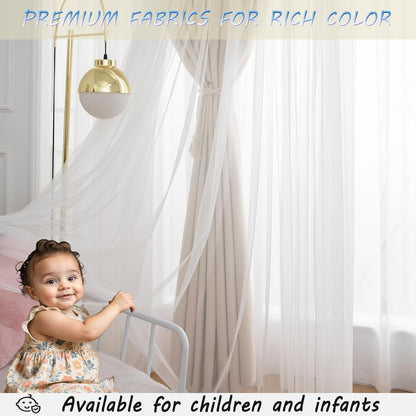 Beige Curtain for Bedroom 63 Inches Long Star Cutout Cute Blackout Nursery