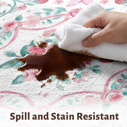 Kitchen Rugs Set of 3, Washable Non-Slip Kitchen Mats for Floor with Rubber Backing