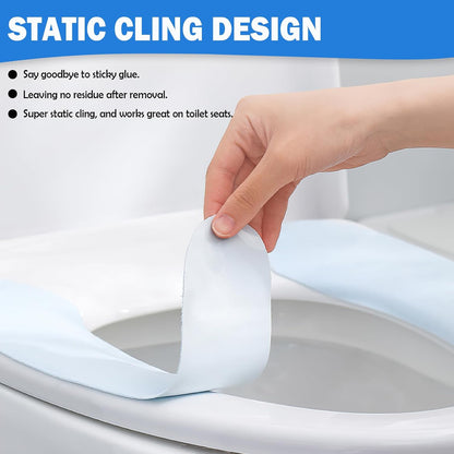 Thin and Warm Toilet Seat Cover Pad – Self-Adhesive, Adjustable and Cut-to-Fit, Comfortable and Easy to Clean, Perfect for Home Bathrooms (Pink)