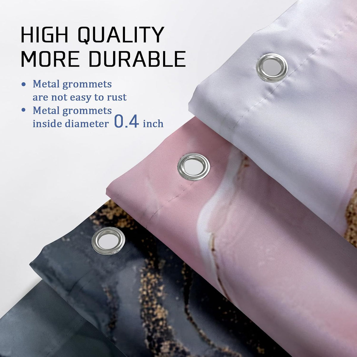 Abstract Peach and Gray Shower Curtain, Modern Art Bathroom Decor for Year-Round Elegance, Chic Waterproof Fabric Shower Curtain Set with Hooks 72x78 Inch
