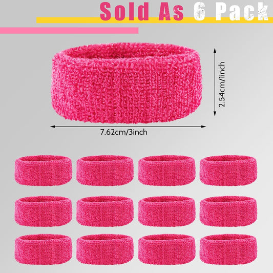 12 Pieces Bicep Bands for Men, Arm Sweatbands, Sports Armbands for Football, Basketball & Running, Soft Stretchy Sweat Absorbing, 1 Inch