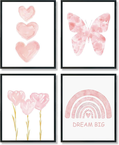 4Pack Pink Diamond Art Kits for Adults, Diamond Painting for Beginner5DDIY