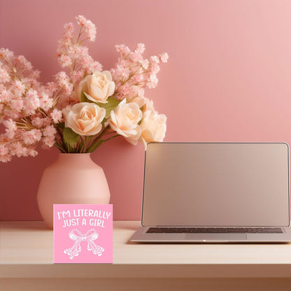 Pink Bow Coquette Room Decor，Pink Bow Wooden Box Sign Gifts for Women Girls