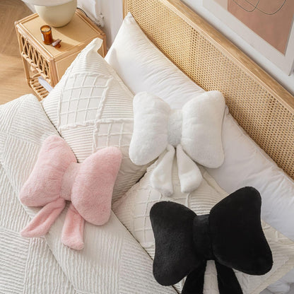 Room Decor Home Decor Bow Throw Pillows Decorative Pillows,Pink 10*8inch
