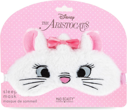 Disney Aristocats Marie Sleep Mask | Pink Bow and Fur | Great Novelty Gift for Women, Adults, and Kids | Comfortable and Washable | Adorable and Fun Sleep Accessory
