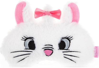 Disney Aristocats Marie Sleep Mask | Pink Bow and Fur | Great Novelty Gift for Women, Adults, and Kids | Comfortable and Washable | Adorable and Fun Sleep Accessory
