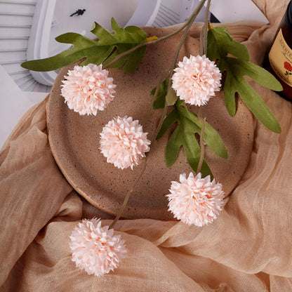 8PCS Pink Fake Flowers Artificial Chrysanthemum Faux Mums Matching 2PCS Rose Red Daisy Faux Flowers for Vase Fall Long Stems Flower Silk Flower for Home Decor Wedding Decor (20.5In,No Vase)
