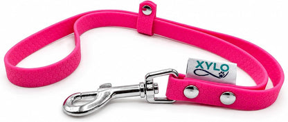 Xylo Loops - Professional Grooming Loop – Waterproof, Slip-Resistant, Heavy-Duty, Adjustable Dog Grooming Restraint for Small & Large Pets 16mm Wide (Hot Pink, 18")
