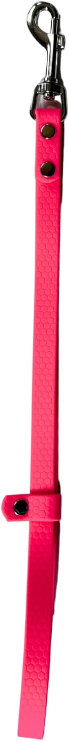 Xylo Loops - Professional Grooming Loop – Waterproof, Slip-Resistant, Heavy-Duty, Adjustable Dog Grooming Restraint for Small & Large Pets 16mm Wide (Hot Pink, 18")