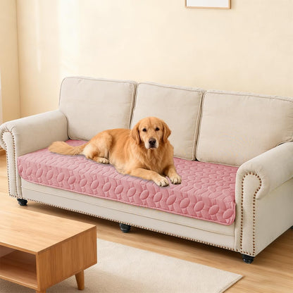 Pet Bed Cover Dog Bed Blanket for Sofa and Furniture Waterproof New Pattern Design (30x70 Inch, Pink)