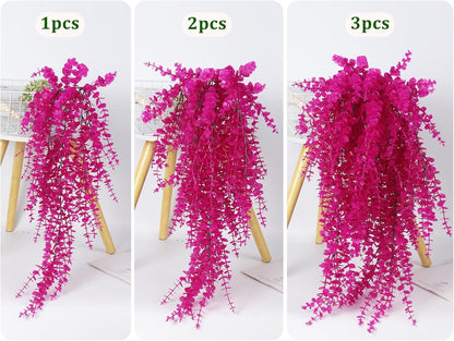 Artificial Plants Fake Hanging Vines Shrub Draping Eucalyptus Vines