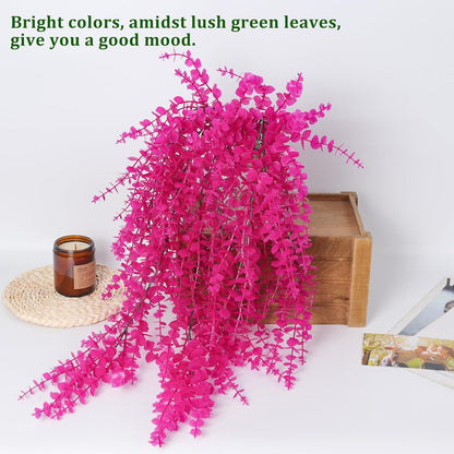 Artificial Plants Fake Hanging Vines Shrub Draping Eucalyptus Vines
