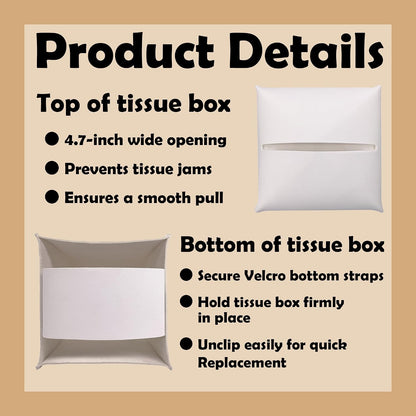 Spring Pink Floral Tissue Box Cover Square - Tulip Flowers Tissue Holder - Waterproof Facial Paper Organizer for Home Bathroom Office - Desk Tabletop Supplies Decorative Dispenser Box - A02