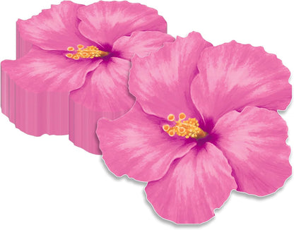 100Pcs Floral Paper Napkins - Pink Flower Shaped Party Napkins with Pink Flower Pattern Decor for Wedding, Birthday, Baby Shower, Garden Gatherings, Bridal Shower, and Floral Event Decorations