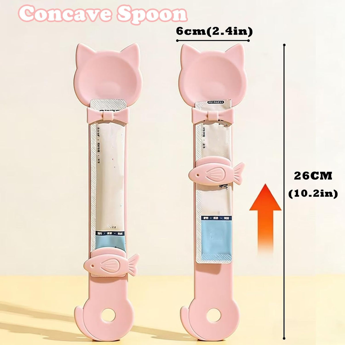 Cat Treat Spoon Squeeze & 3 Pcs Can Lids | Cat Treat Feeder for Liquid Snack | Universal Silicone Pet Can Covers BPA Free | Churu Spoon Dispenser(Pink)