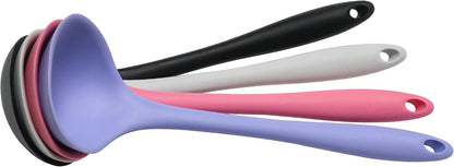 Premium Silicone Cooking Ladle, 11.25 inch, Pink