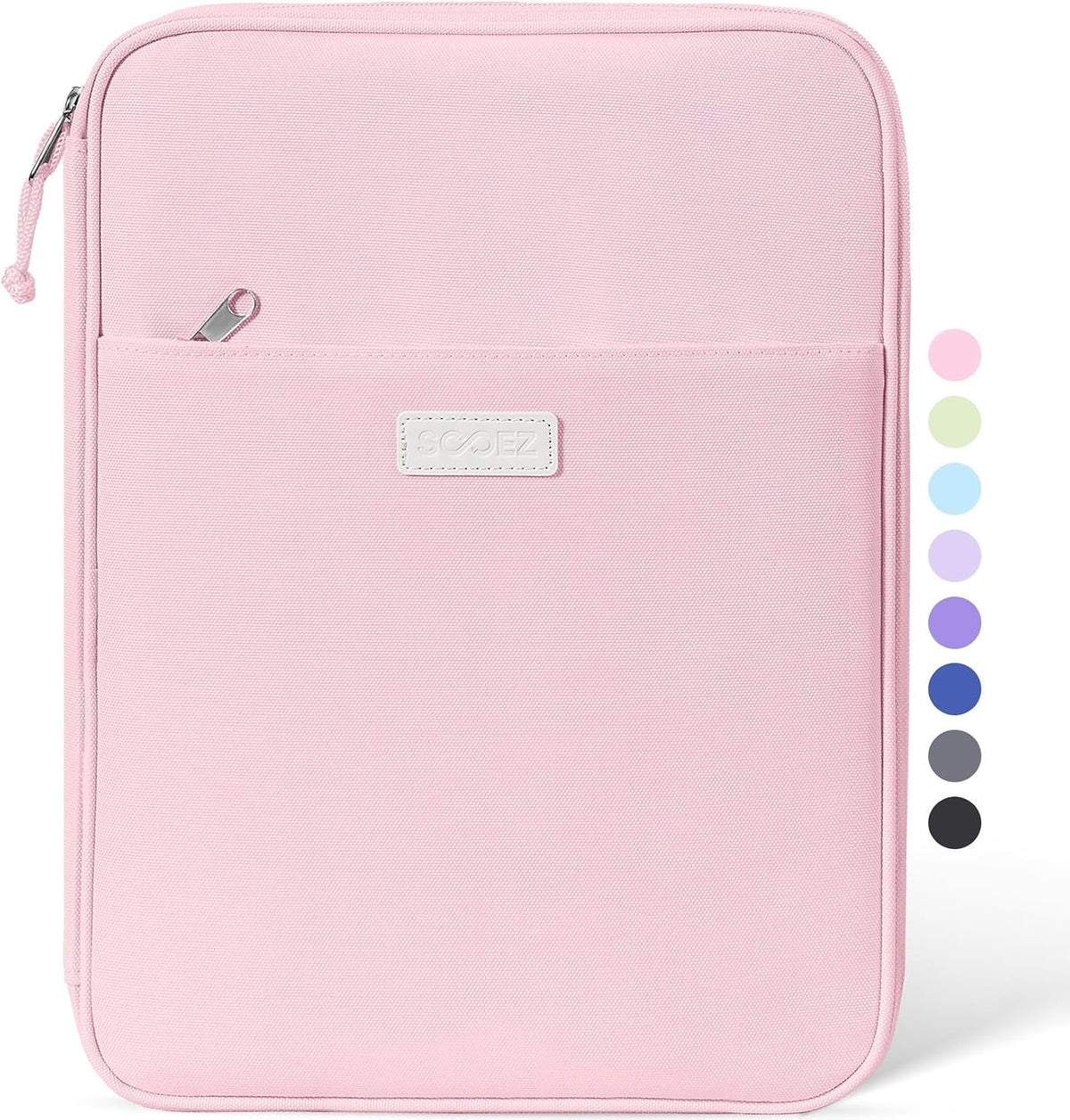 Zipper Binder Bag, 1 Inch Binders 3 Ring O-Ring, 5-Tab Divider Folder