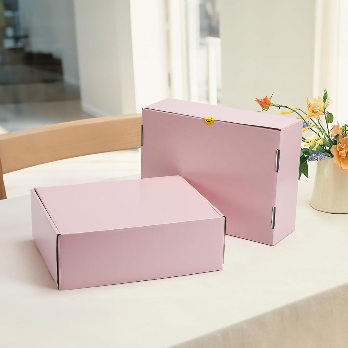 12x9x4 inches Shipping Boxes Set of 20, Pink Medium Corrugated Cardboard Gift Mailer Box
