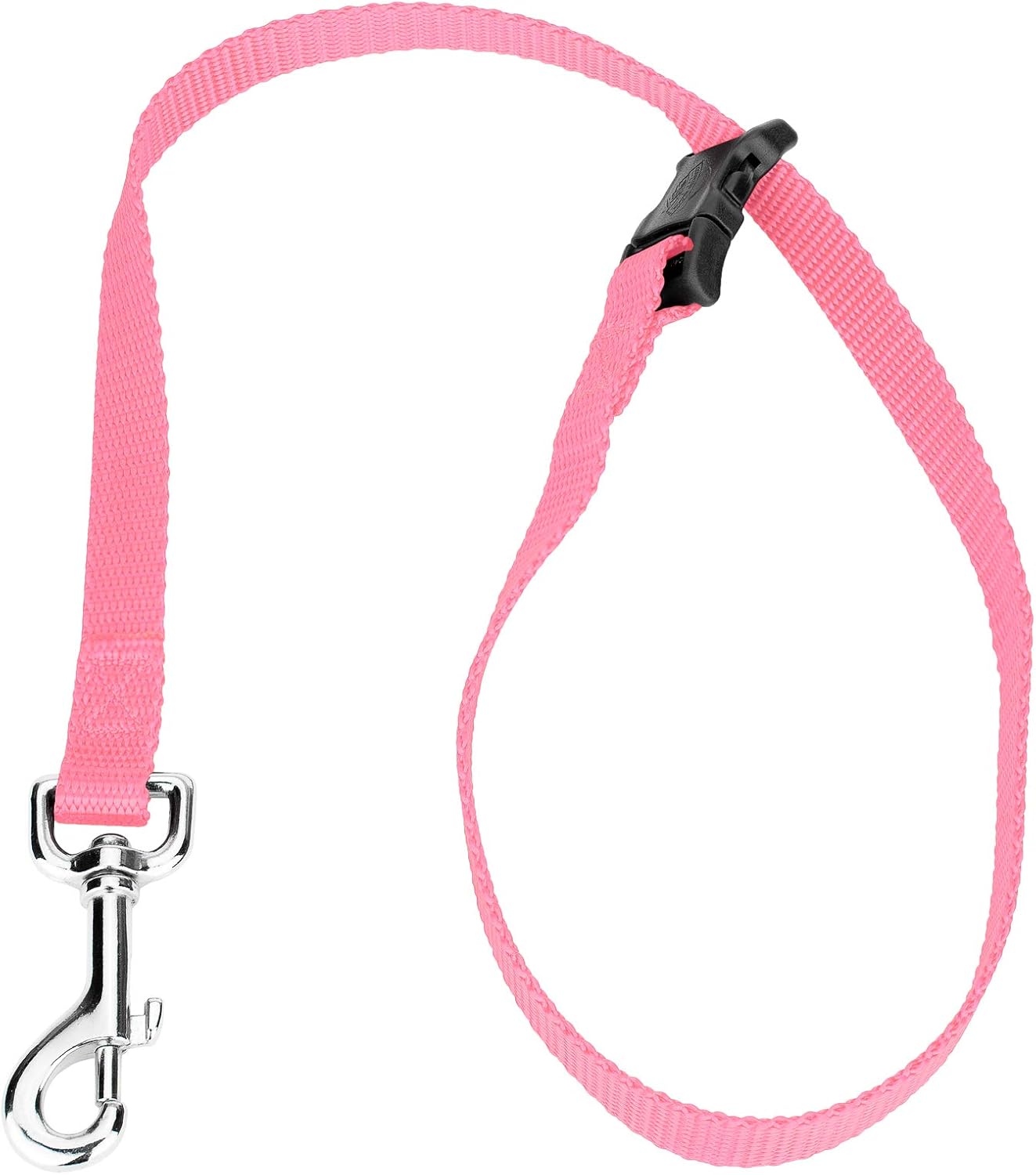 Country Brook Petz­ - Pink Nylon Grooming Loop with Quick Release Buckle with 9 Vibrant Colors (5/8 Inch)