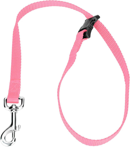 Country Brook Petz­ - Pink Nylon Grooming Loop with Quick Release Buckle with 9 Vibrant Colors (5/8 Inch)