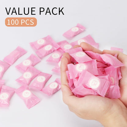 Compressed Towel - 100 PCS Mini Tablets Disposable Portable Face Towel,Soft