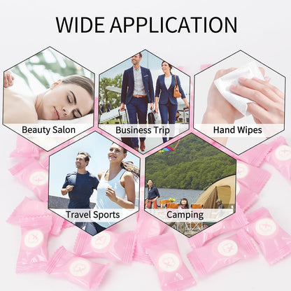 Compressed Towel - 100 PCS Mini Tablets Disposable Portable Face Towel,Soft