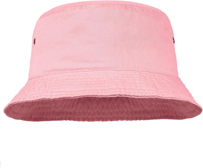 Men Women Unisex Cotton Bucket Hat 100% Cotton Packable for Travel Fishing Hunting Summer Camp