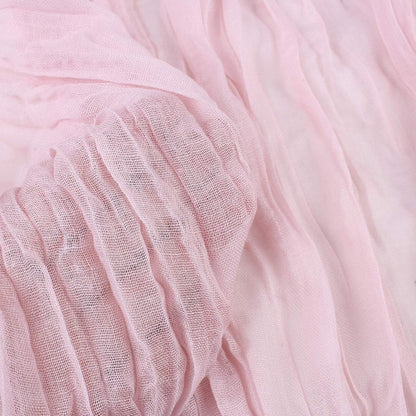 Pink Cheesecloth Table Runner 10FT Boho Rustic Sheer Cheese Cloth Table Runners 120 Inch Gauze Table Decorations for Wedding Bridal Birthday Party Home Decor
