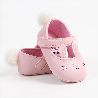 Baby Girls Mary Jane Flats Anti-Slip Rubber Sole Bow Toddler Princess Dress Shoes