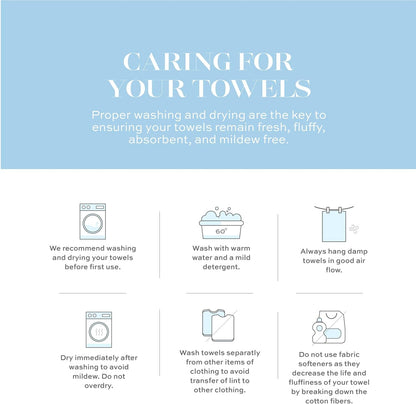 Luxury Pink Bath Towels - 4 Pack, 100% Turkish Cotton, 27x54