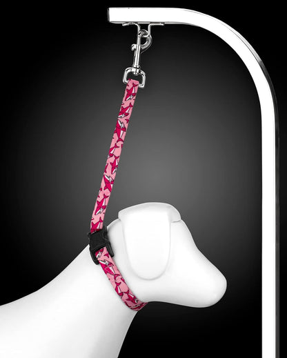 Country Brook Petz - 5/8 Inch Pink Sharks Grooming Loop with Quick Release Buckle with 14 Unique Designs